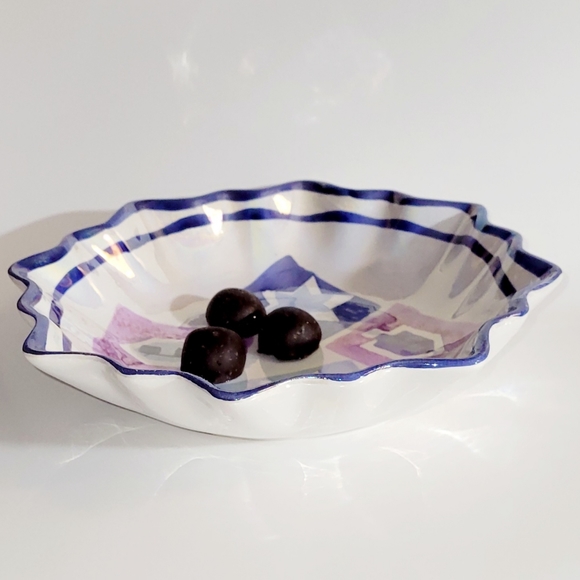 Hanukkah Bowl, Star of David Ceramic Dish, Candy Dish EUC - Picture 4 of 6